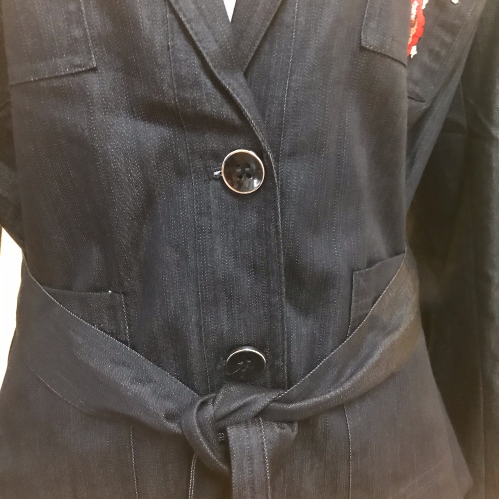 NWT New York & Company Jean Blazer - Picture 5 of 8